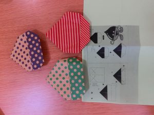 折り紙…駒とカボチャ
