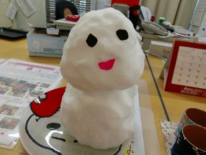 雪だるま…心はほっこり温かく！