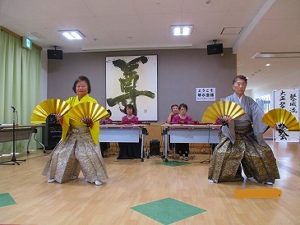 大正琴＆日本舞踊…琴水会の皆様