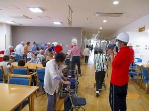 防災訓練を実施しました…ひだまりライフ大東