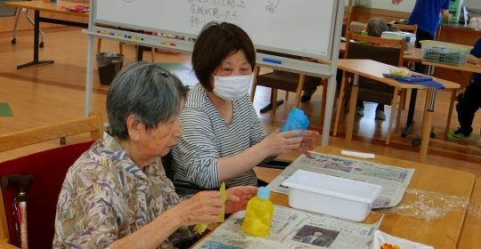 クラフト…エコ風鈴作り