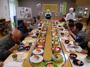 回転寿司を行いました♪…大東デイサービスセンター