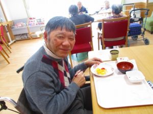 季節の行事食…山菜ちらし♪