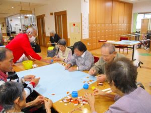 １０月のクラフト　～壁画…日本の秋～