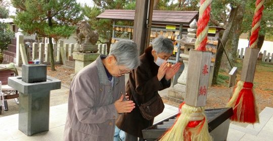 初詣に行って来ました　デイサービス２日目